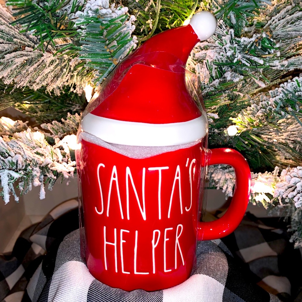 Rae Dunn Santa’s Helper Christmas mug